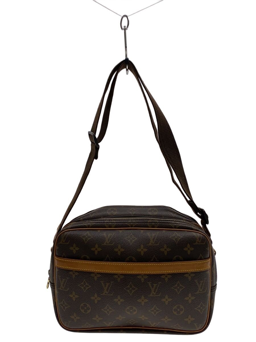 Shoulder Bags - 【中古】LOUIS VUITTON◆リポーターPM_モノグラム・キャンバス/PVC/BRW/総柄【バッグ】