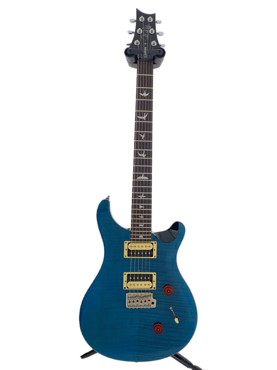 【中古】PRS(Paul Reed Smith)◆SE Custom24/BLUE/2017/バードインレイ/コイル切替スイッチ/韓国製【楽器】