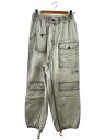 【中古】MIHARA YASUHIRO◆24ss/RC TWILL CARGO PANTS/カーゴパンツ/44/コットン/WHT/A12PT041【メンズウェア】(4)