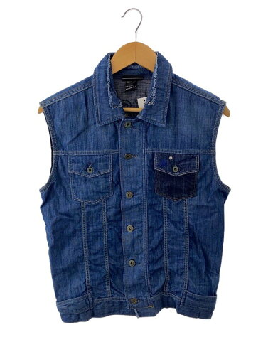 【中古】DIESEL◆ベスト/S/コットン/IDG//【メンズウェア】