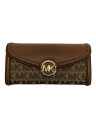 【中古】MICHAEL KORS◆長財布/--/BRW/総柄/レディース/M-1908【服飾雑貨他】(4)