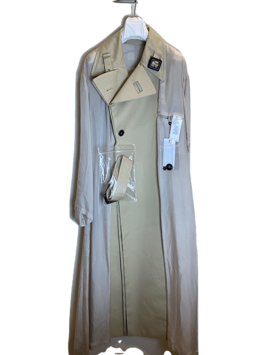 【中古】Maison Margiela◆トレンチコート/38/コットン/BEG/無地/S51AH0163//【レディースウェア】