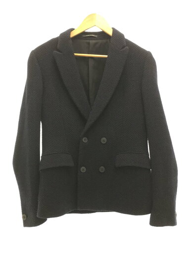 【中古】EMPORIO ARMANI◆MATT LINE/ダブルジャケット/44/NVY/M1G580 M1228/毛羽立ち有/イタリア製//【メンズウェア】 【中古】EMPORIO ARMANI◆MATT LINE/ダブルジャケット/44/NVY/M1G580 M1228/毛羽立ち有/イタリア製//【メンズウェア】