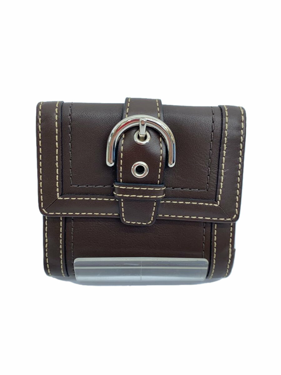 【中古】COACH◆2つ折り財布/--/BRW/レディース/FS8640【服飾雑貨他】