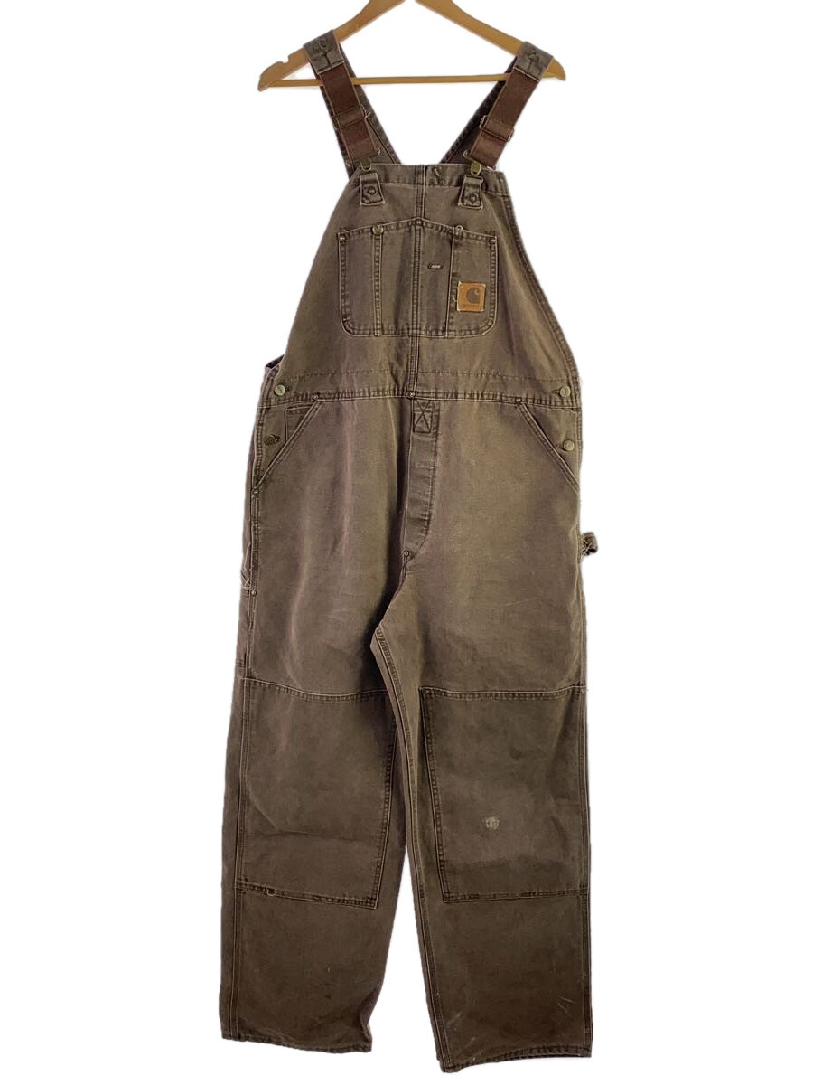 【中古】Carhartt◆オーバーオール/40/コットン/BRW【メンズウェア】