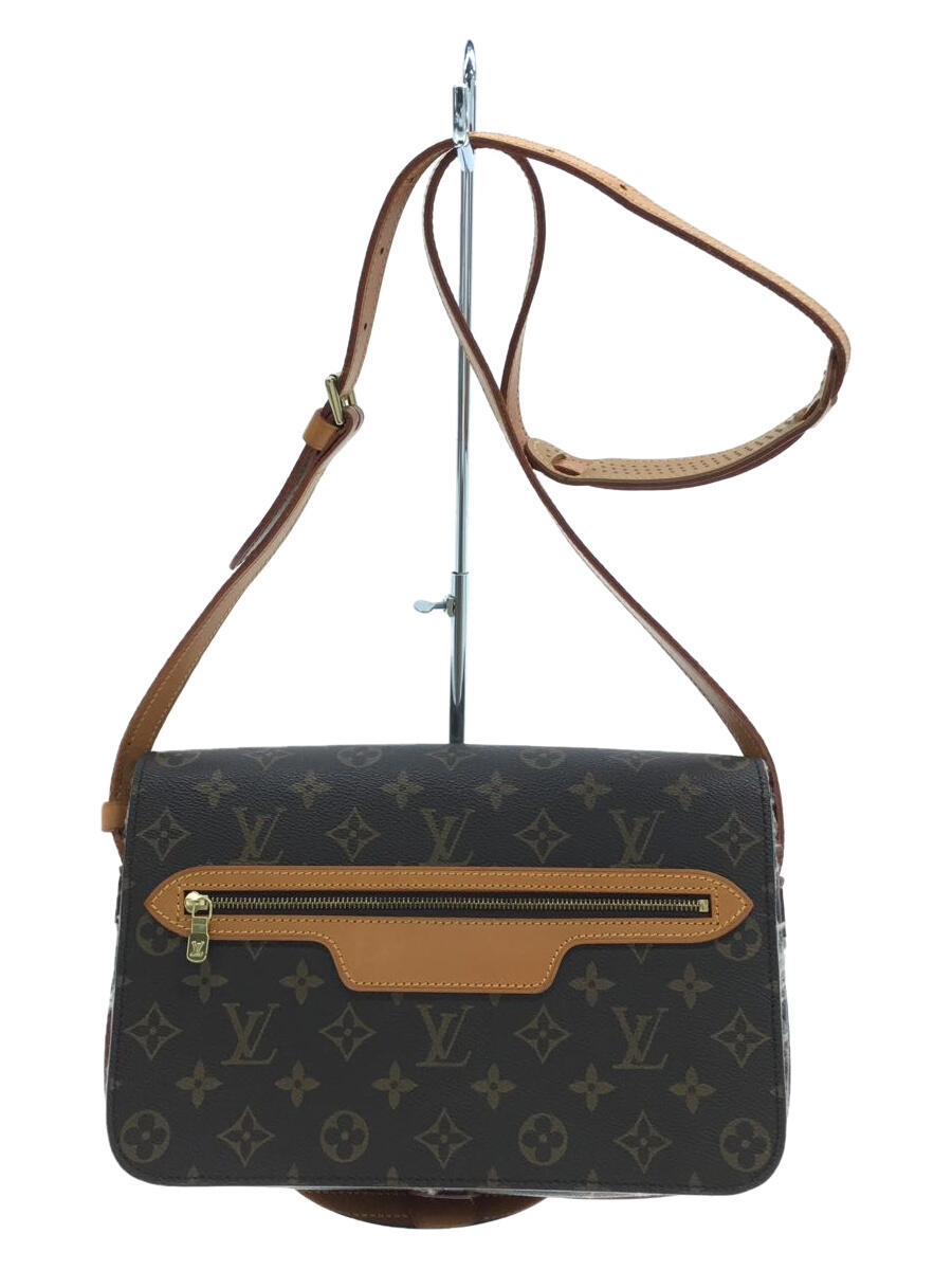 【中古】LOUIS VUITTON◆サンジェルマン_モノグラム_BRW/PVC/BRW/総柄/M51207/ショルダーバッグ//【バッグ】