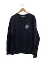 【中古】STUSSY◆パーカー/L/コットン/BLK【メンズウェア】