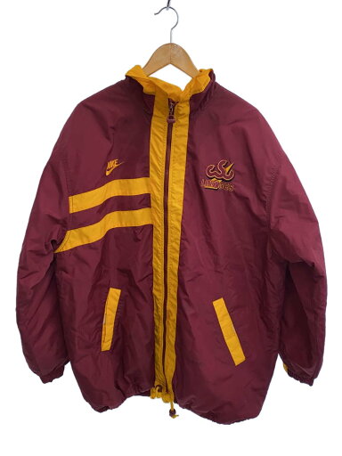 【中古】NIKE◆ブルゾン/L/ポリエステル/BRD/無地【メンズウェア】 【中古】NIKE◆ブルゾン/L/ポリエステル/BRD/無地【メンズウェア】