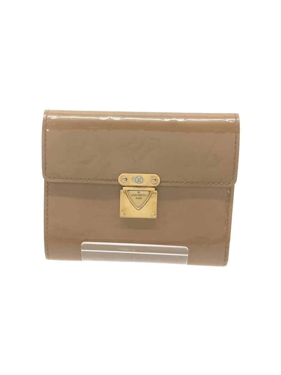 【中古】LOUIS VUITTON◆2つ折り財布/--/BEG/レディース/M91421【服飾雑貨他】