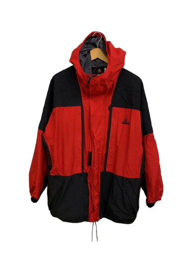 【中古】NIKE ACG◆ナイロンジャケット/L/ポリエステル/RED/F61208SID【メンズウェア】 【中古】NIKE ACG◆ナイロンジャケット/L/ポリエステル/RED/F61208SID【メンズウェア】