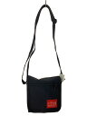【中古】Manhattan Portage◆ショルダーバッグ/キャンバス/BLK【バッグ】