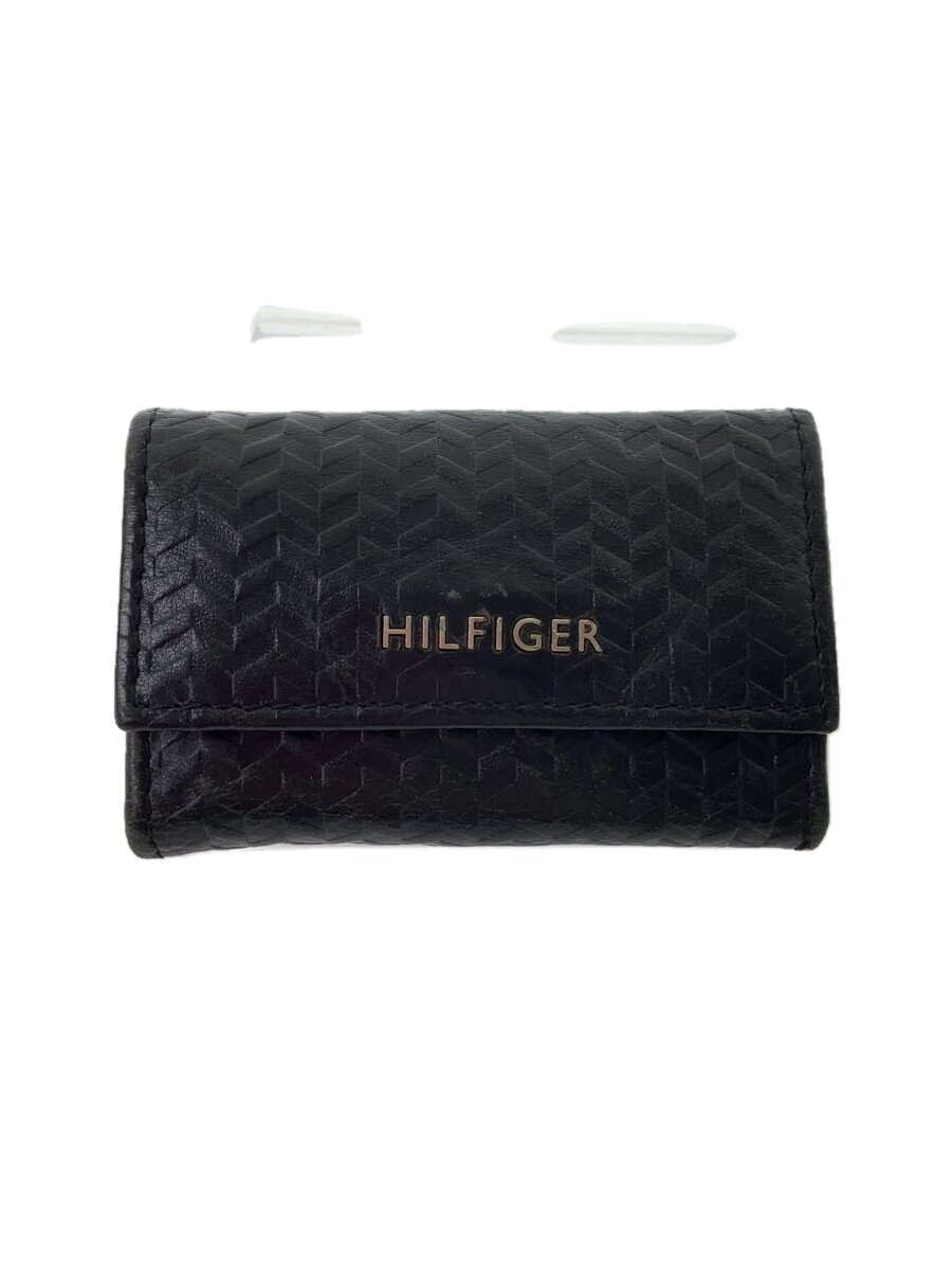 【中古】TOMMY HILFIGER◆キーケース/--/BLK/メンズ/31TL40X008【服飾雑貨他】