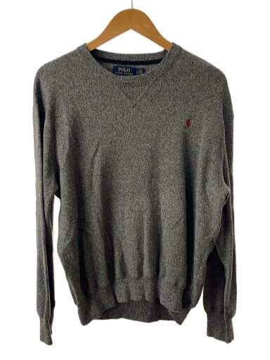 【中古】POLO RALPH LAUREN◆スウェット/L/コットン/GRY/ゴマ塩【メンズウェア】 【中古】POLO RALPH LAUREN◆スウェット/L/コットン/GRY/ゴマ塩【メンズウェア】