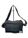 【中古】PORTER◆ポーター/ショルダーバッグ/コットン/BLK/874-19674/SWITCH【バッグ】