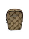 【中古】GUCCI◆シガレットケース/--/CML/モノグラム/メンズ/GGキャンバス【服飾雑貨他】
