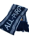【中古】UMBRO◆マフラー/アクリル/ブラック/総柄/メンズ/SD23F-AC05【服飾雑貨他】