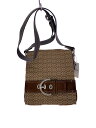 【中古】COACH◆ショルダーバッグ/キャンバス/BEG/総柄//【バッグ】