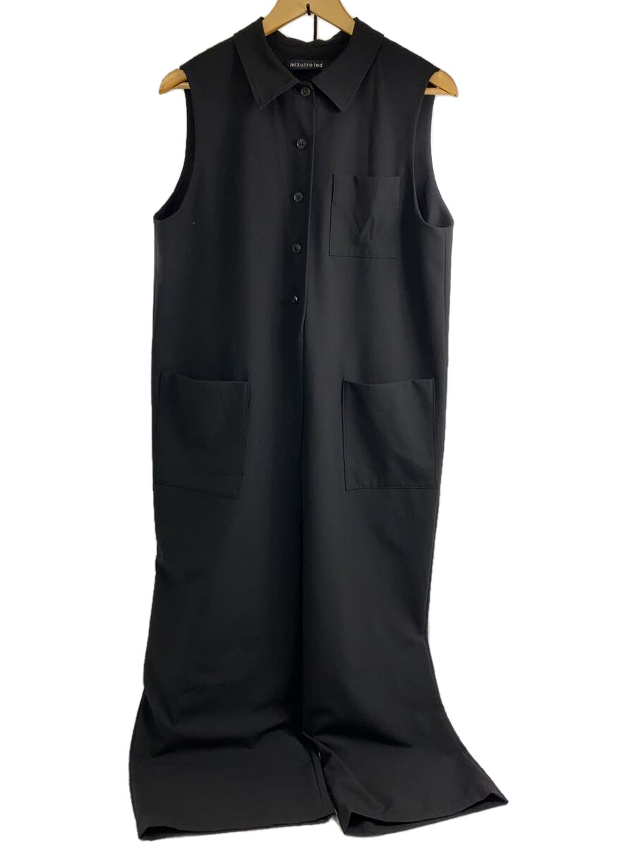 【中古】mizuiro ind◆オールインワン/--/ポリエステル/BLK/無地/1022【レディースウェア】
