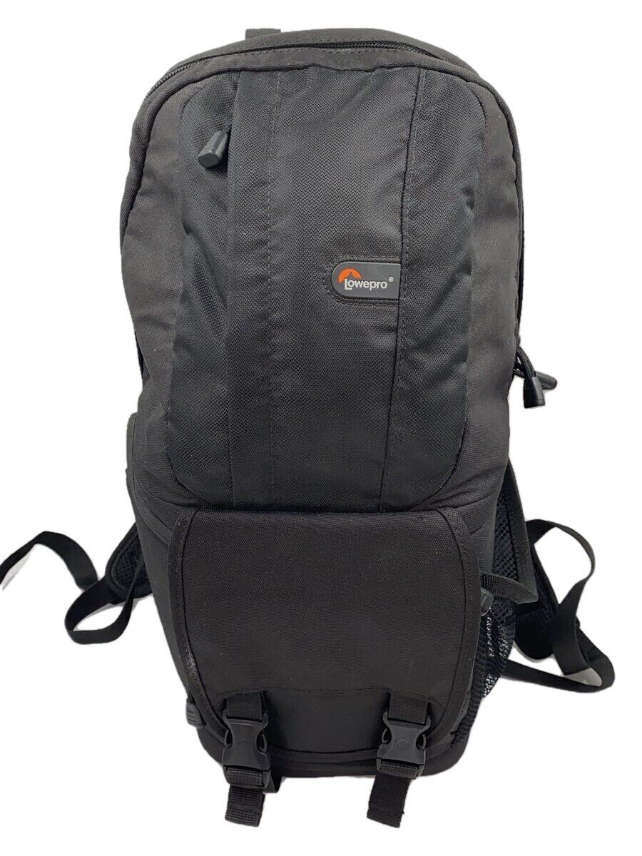 LOWEPRO◆バッグ/ポリエステル/BLK/無地/FASTPACK100/カメラバッグ