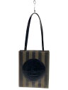 【中古】FENDI◆フェンディ/トートバッグ/PVC/ブラウン【バッグ】