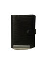 【中古】LOUIS VUITTON◆アジェンダPM_エピ_BLK/レザー/BLK/メンズ//【服飾雑貨他】