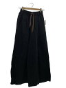 【中古】KAPITAL◆綿麻ツイルルードバギーパンツ/2/リネン/BLK/K2205LP117【メンズウェア】