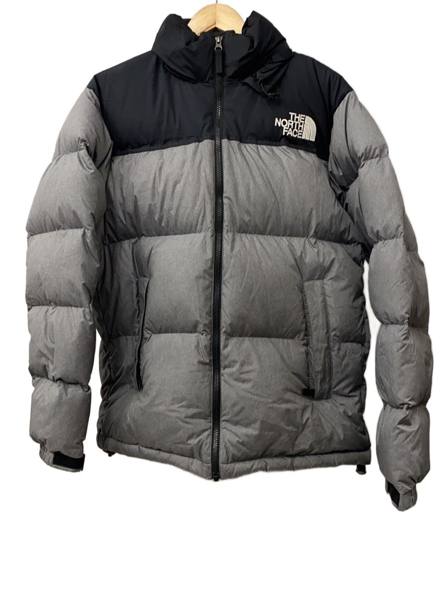 THE NORTH FACE◆NOVELTY NUPTSE JACKET_ノベルティーヌプシジャケット/XL/ポリエステル/GRY