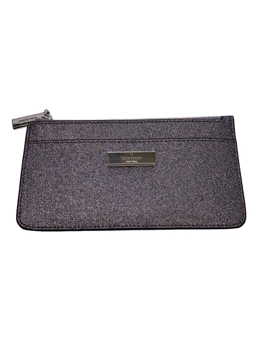 【中古】kate spade new york◆カードケース/--/SLV/無地/レディース/KJ009//【服飾雑貨他】