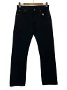 【中古】Levi’s◆ボトム/30/デニム/BLK/無地/00501-0165【メンズウェア】(4)
