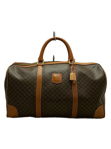 【中古】CELINE◆ボストンバッグ/PVC/ブラウン/総柄/マカダム【バッグ】 【中古】CELINE◆ボストンバッグ/PVC/ブラウン/総柄/マカダム【バッグ】