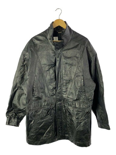【中古】joshuaross/レザージャケット・ブルゾン/L/レザー/BLK/無地【メンズウェア】 【中古】joshuaross/レザージャケット・ブルゾン/L/レザー/BLK/無地【メンズウェア】