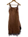 【中古】TOGA PULLA◆Silk feather dress/キャミワンピース/38/レーヨン/PNK/TP02-FH226/シミ・スレ有【レディースウェア】(4)
