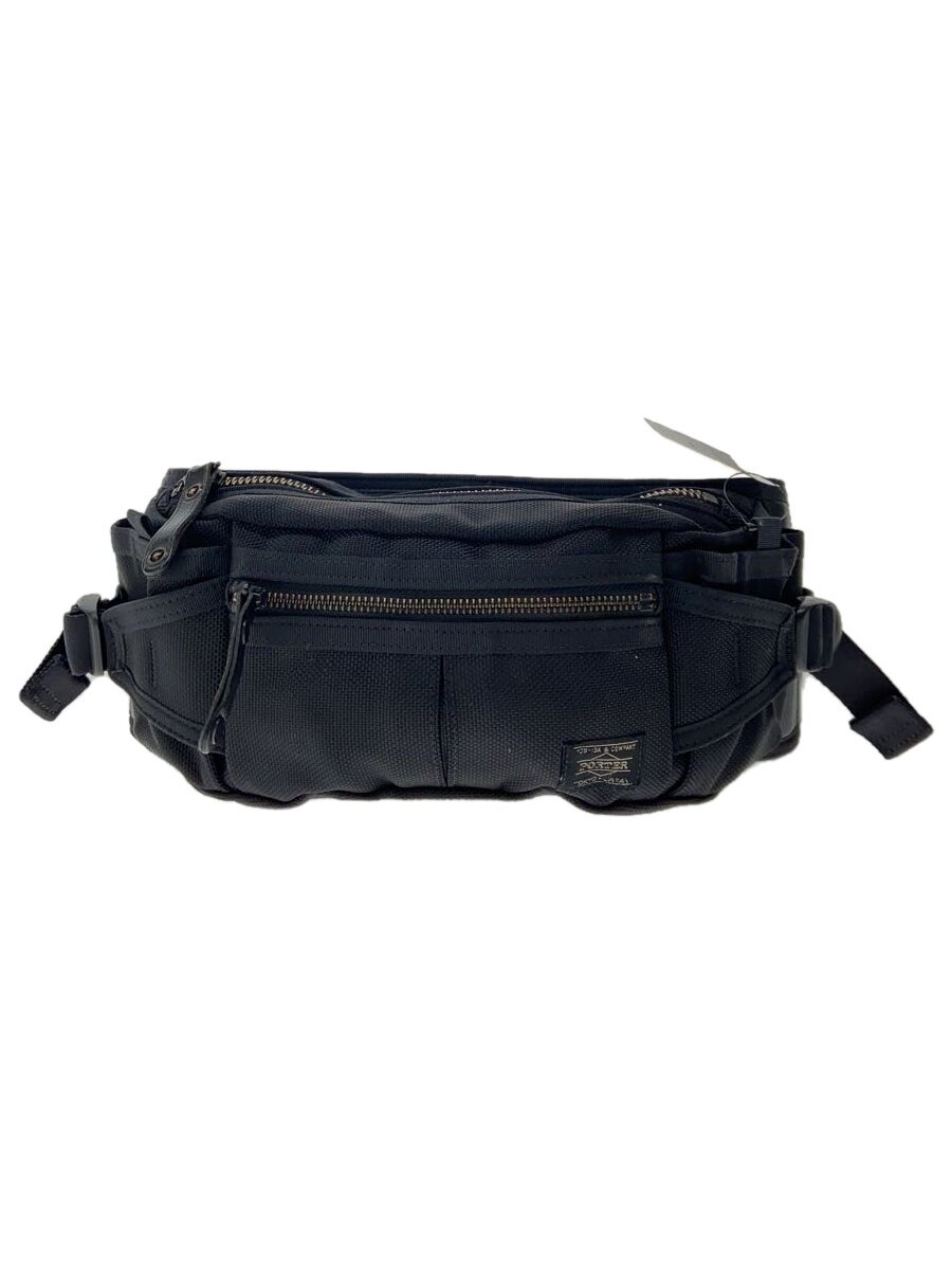 【中古】PORTER◆ウエストバッグ/--/BLK【バッグ】