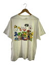 【中古】Nintendo◆SUPER MARIO/C2010/Tシャツ/WHT//【メンズウェア】(4)