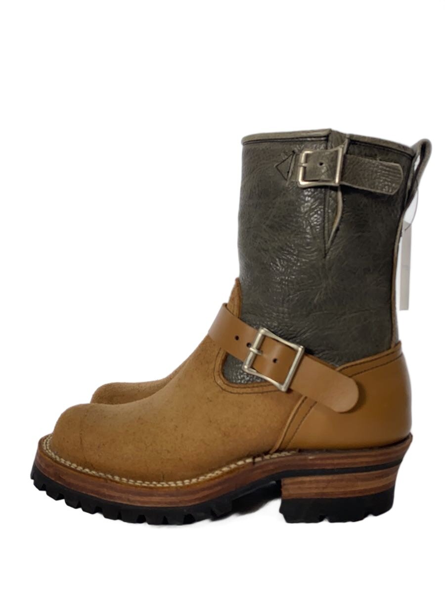 Engineer - 【中古】NICKS BOOTS◆エンジニアブーツ/US8.5/CML/スウェード【シューズ】