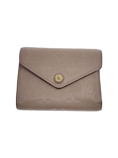 【中古】LOUIS VUITTON◆ポルト・フォイユ・ゾエ_モノグラム・アンプラント_GRY/レザー/BEG/総柄/レディース【服飾雑貨他】 【中古】LOUIS VUITTON◆ポルト・フォイユ・ゾエ_モノグラム・アンプラント_GRY/レザー/BEG/総柄/レディース【服飾雑貨他】