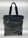 【中古】LOUIS VUITTON◆ガストン・ムーヴ_Vライン_BLK/レザー/BLK/無地【バッグ】(4)