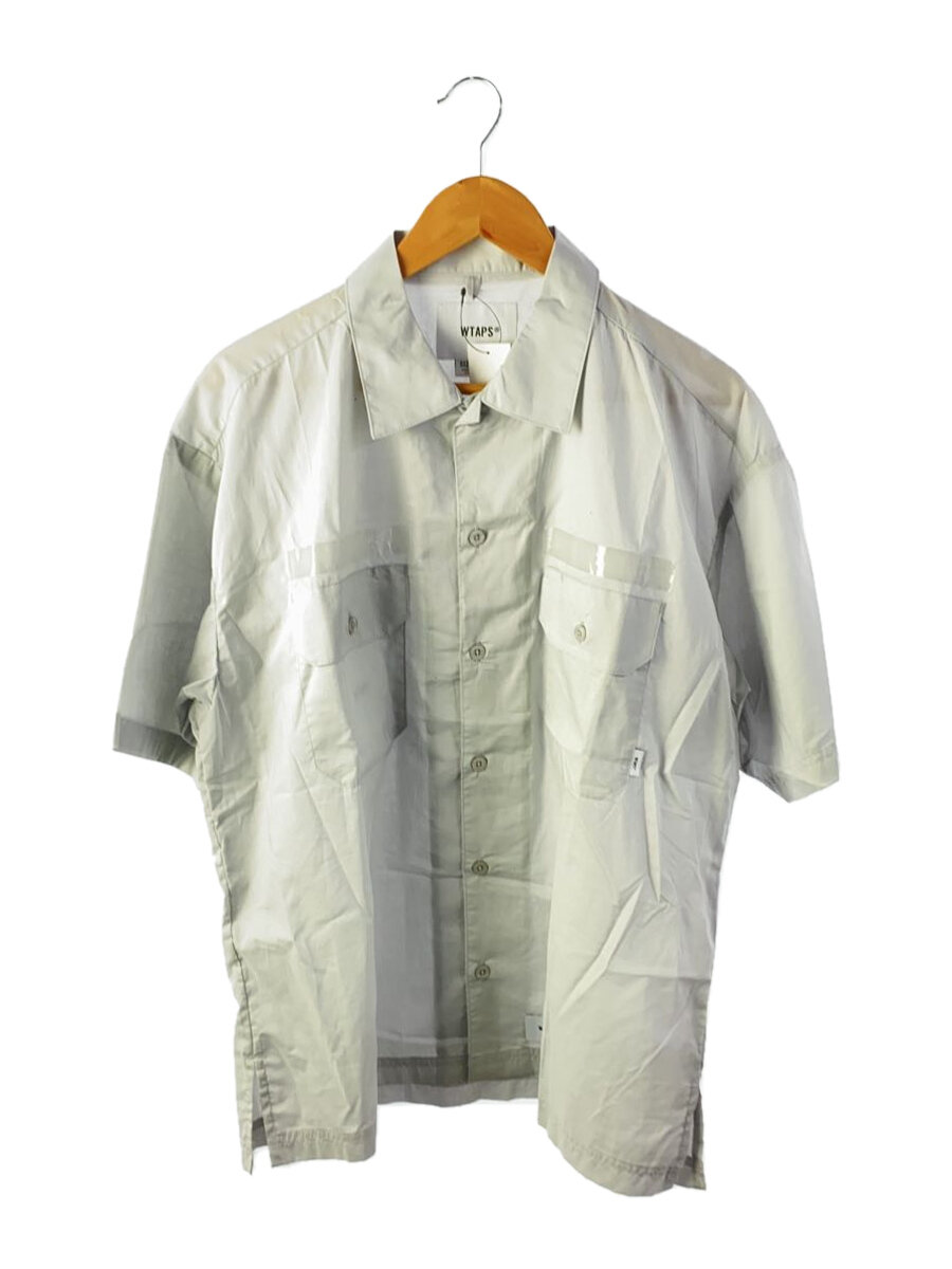 【中古】WTAPS◆23SS/DECK/半袖シャツ/2/コットン/GRY/231BRDT-SHM03//【メンズウェア】