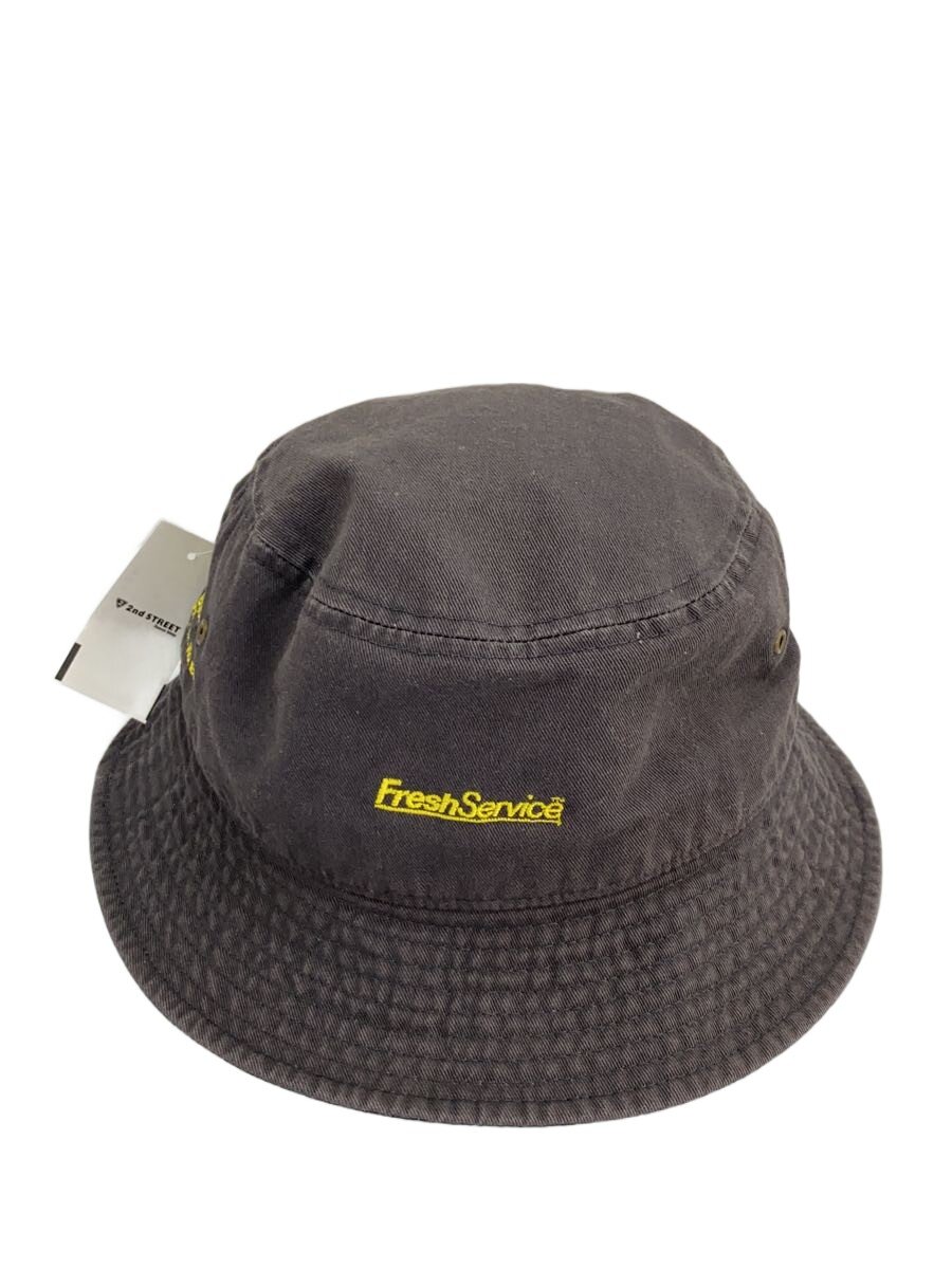 FreshService◆Corporate Bucket Hat/バケットハット/M/コットン/GRY/メンズ