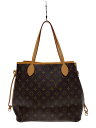 【中古】LOUIS VUITTON◆1)ネヴァーフルMM_モノグラム・キャンバス/PVC/BRW【バッグ】(4)