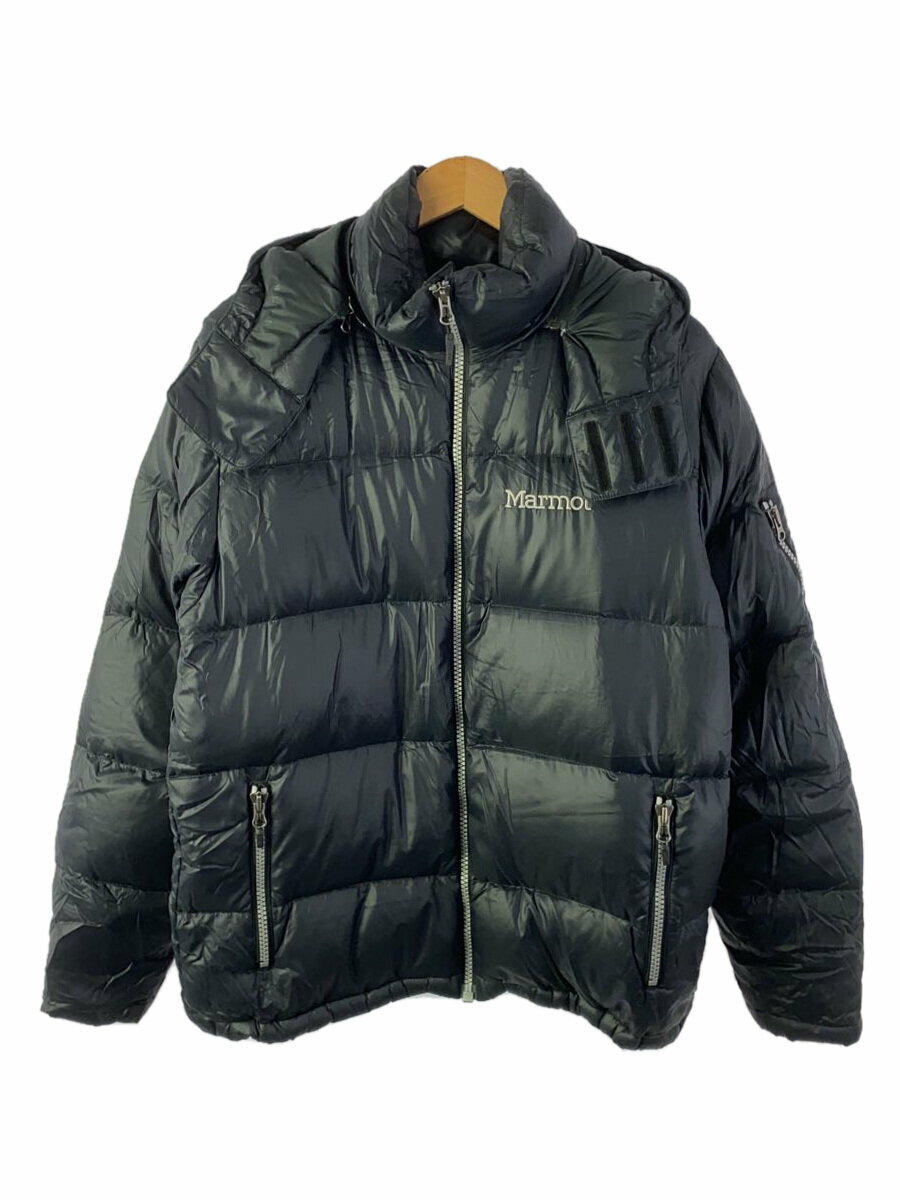 【中古】Marmot◆ダウンジャケット/M/ナイロン/BLK/A73090【メンズウェア】