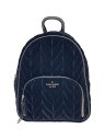 【中古】kate spade new york◆リュック/ベロア/BLK/無地/P436【バッグ】