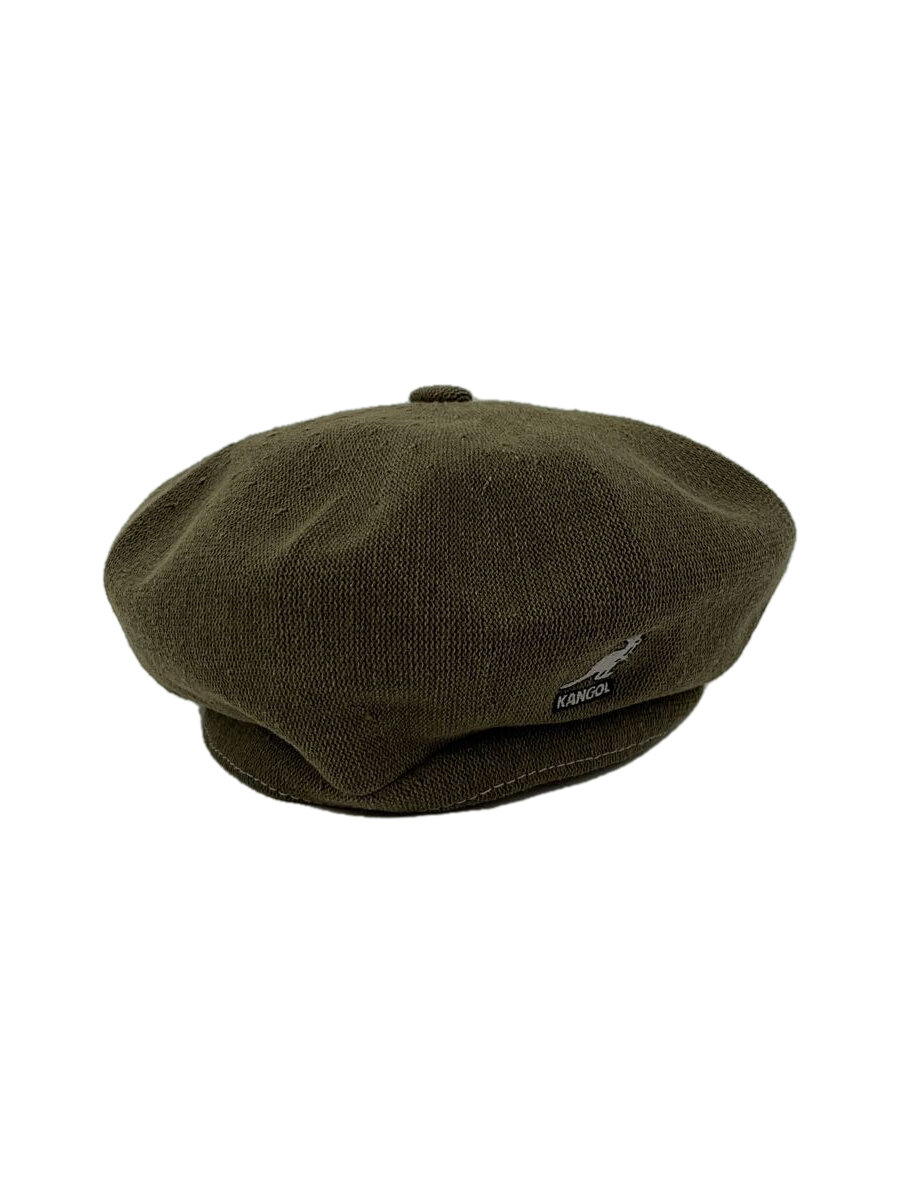 【中古】KANGOL◆ベレー帽/L/アクリル/KHK/無地/メンズ/K3275SM【服飾雑貨他】
