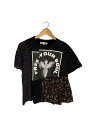 【中古】McQ Alexander McQueen◆半袖カットソー/S/コットン/BLK【レディースウェア】