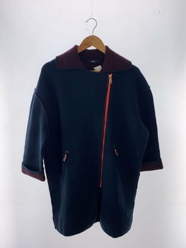 【中古】DIESEL◆ジップアップニットコート/XXS/アクリル/NVY/無地【レディースウェア】 【中古】DIESEL◆ジップアップニットコート/XXS/アクリル/NVY/無地【レディースウェア】