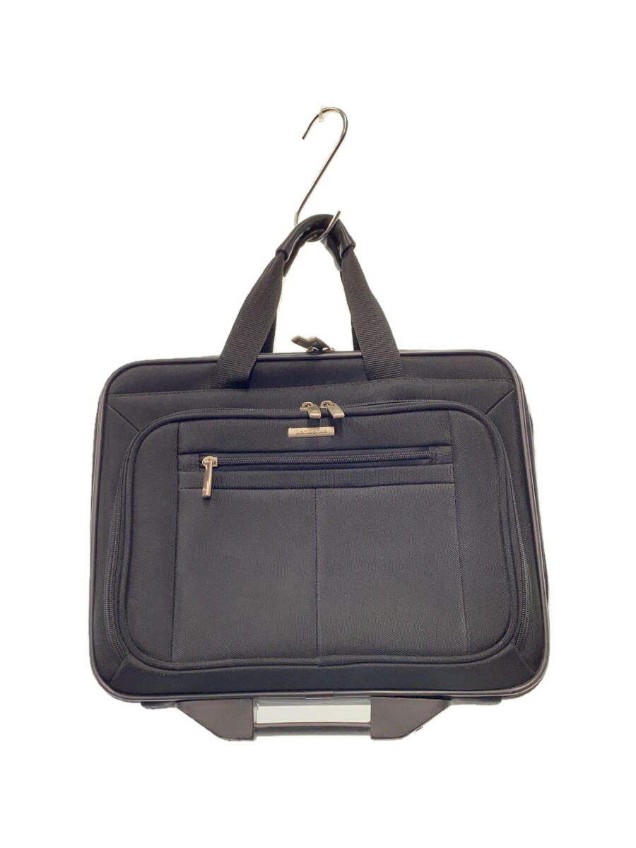 【中古】SAMSONITE◆バッグ/--/BLK/無地