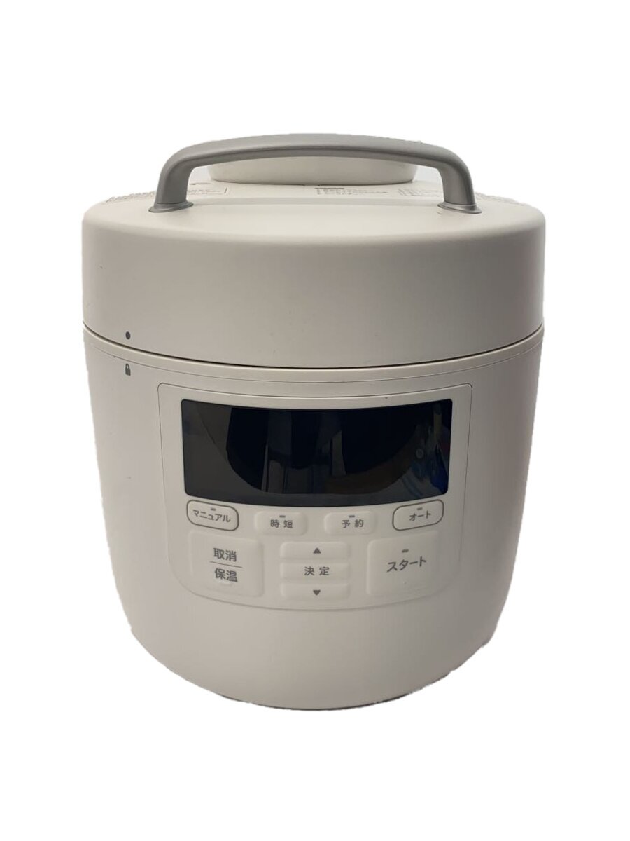 【中古】siroca(Auc Sale)◆siroca/おうちシェフPRO/電気圧力鍋/WHT/SP-2DM251【キッチン用品】