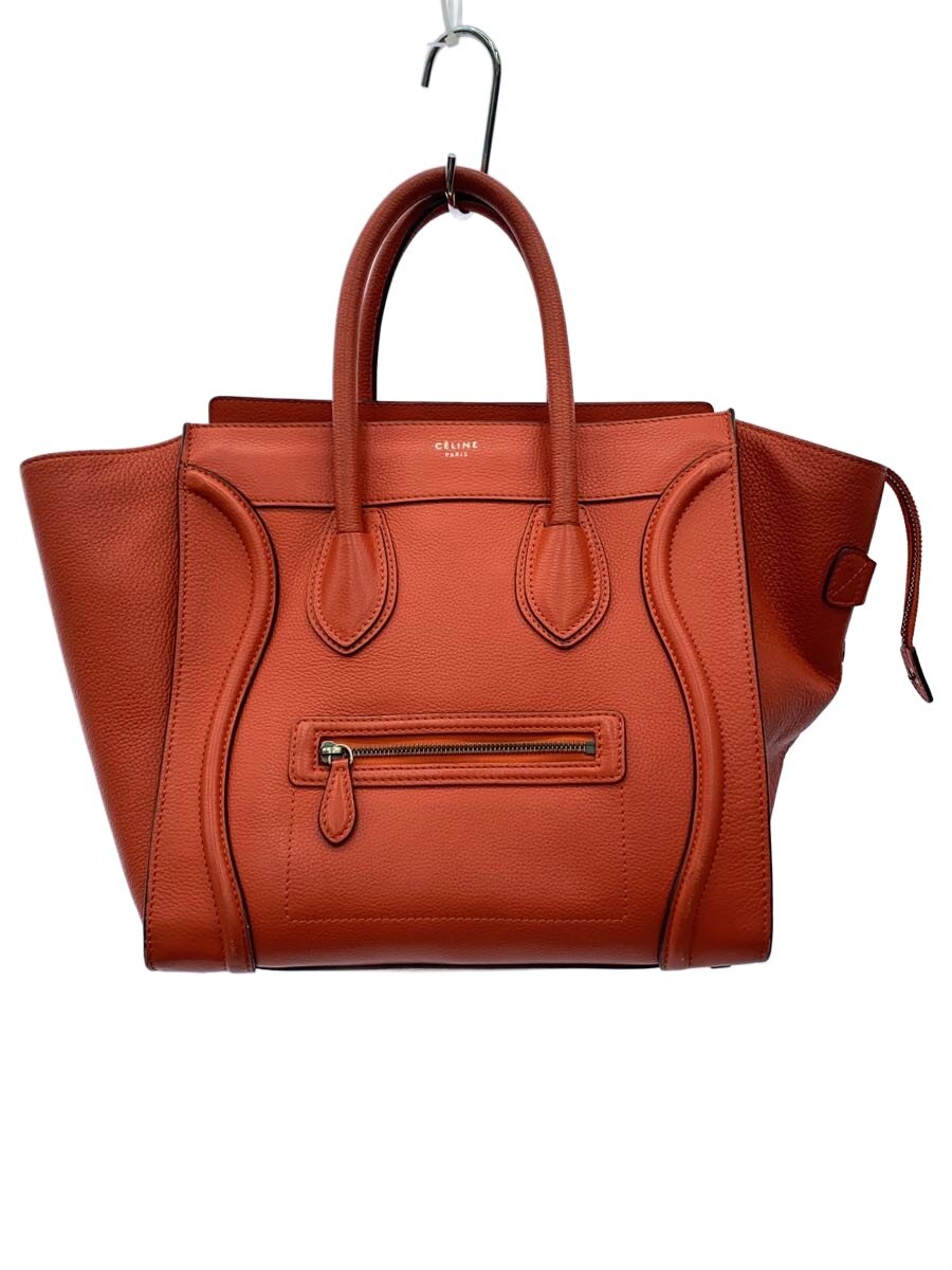 CELINE - 【中古】CELINE◆ハンドバッグ/レザー/ORN//【バッグ】