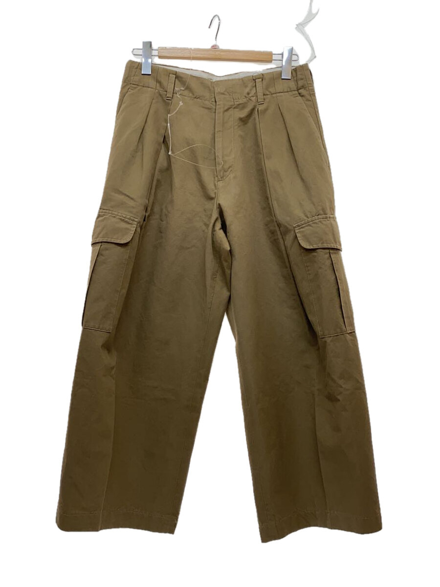 【中古】KICS DOCUMENT.◆C/LI DOUBLE TUCK CARGO PANTS/カーゴパンツ/4/KHK/02-1801-1005-13//【メンズウェア】
