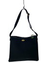 【中古】BRADY◆ショルダーバッグ/コットン/BLK/無地【バッグ】